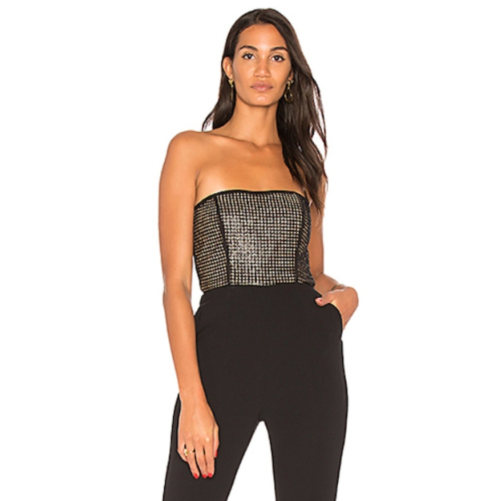 Black Jumpsuit by Misha Collection - 'Zienna'